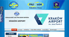 Desktop Screenshot of pro-swim.pl