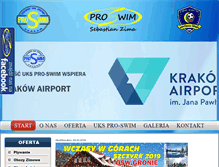 Tablet Screenshot of pro-swim.pl